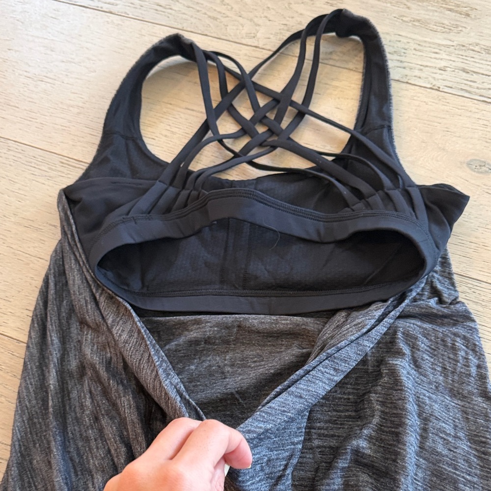 Lululemon Gray Strappy Top - Picture 4 of 4